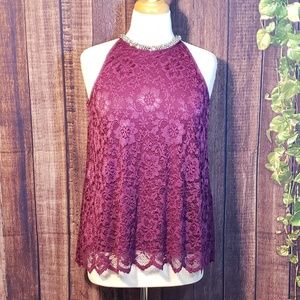 Jennifer Lopez Lace Halter Top